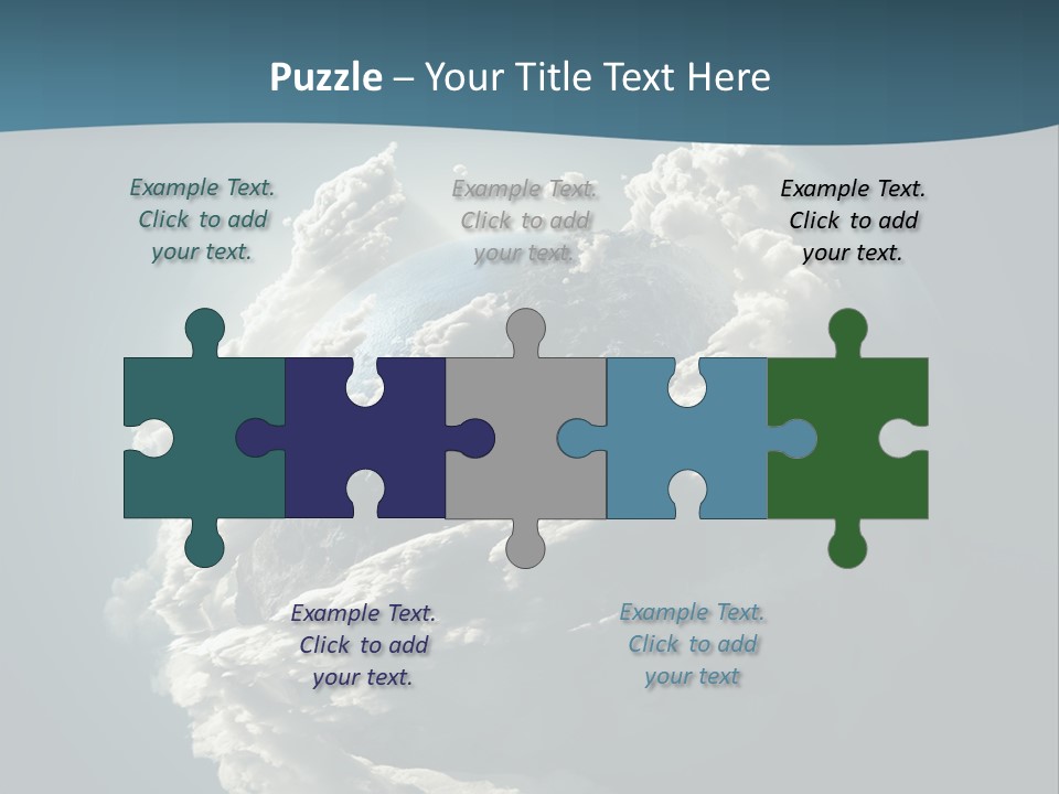 Coastline Atmosphere Clean PowerPoint Template