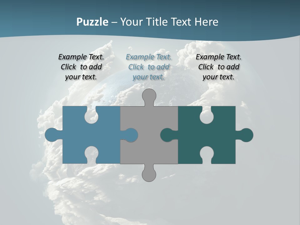 Coastline Atmosphere Clean PowerPoint Template