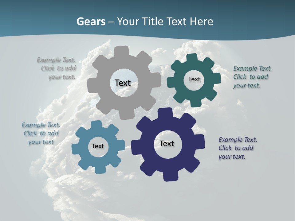 Coastline Atmosphere Clean PowerPoint Template