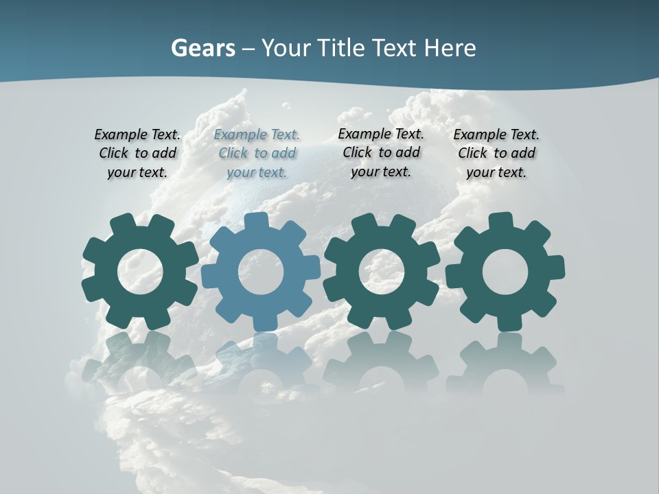 Coastline Atmosphere Clean PowerPoint Template