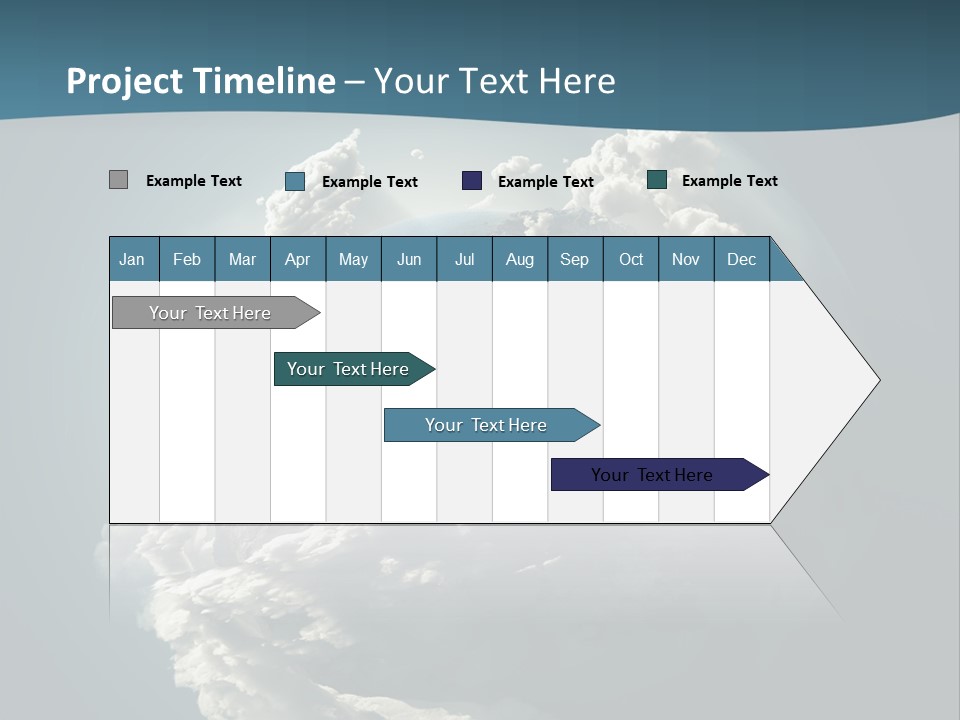 Coastline Atmosphere Clean PowerPoint Template