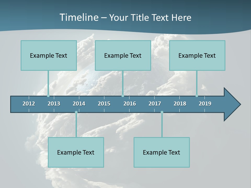 Coastline Atmosphere Clean PowerPoint Template