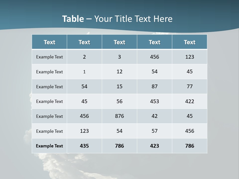 Coastline Atmosphere Clean PowerPoint Template