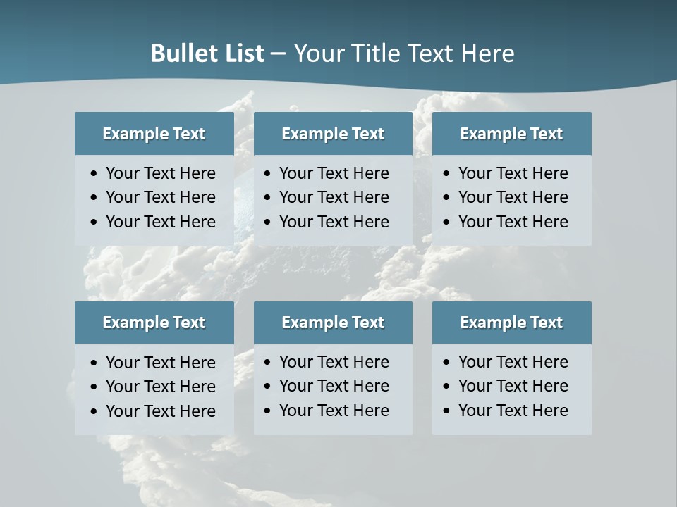 Coastline Atmosphere Clean PowerPoint Template