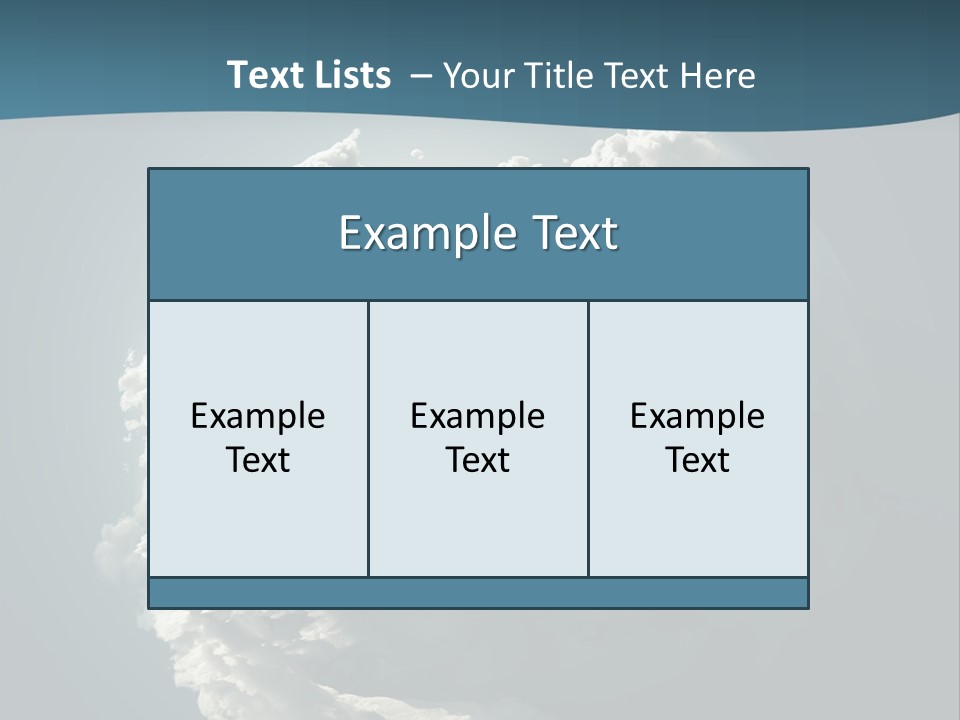 Coastline Atmosphere Clean PowerPoint Template