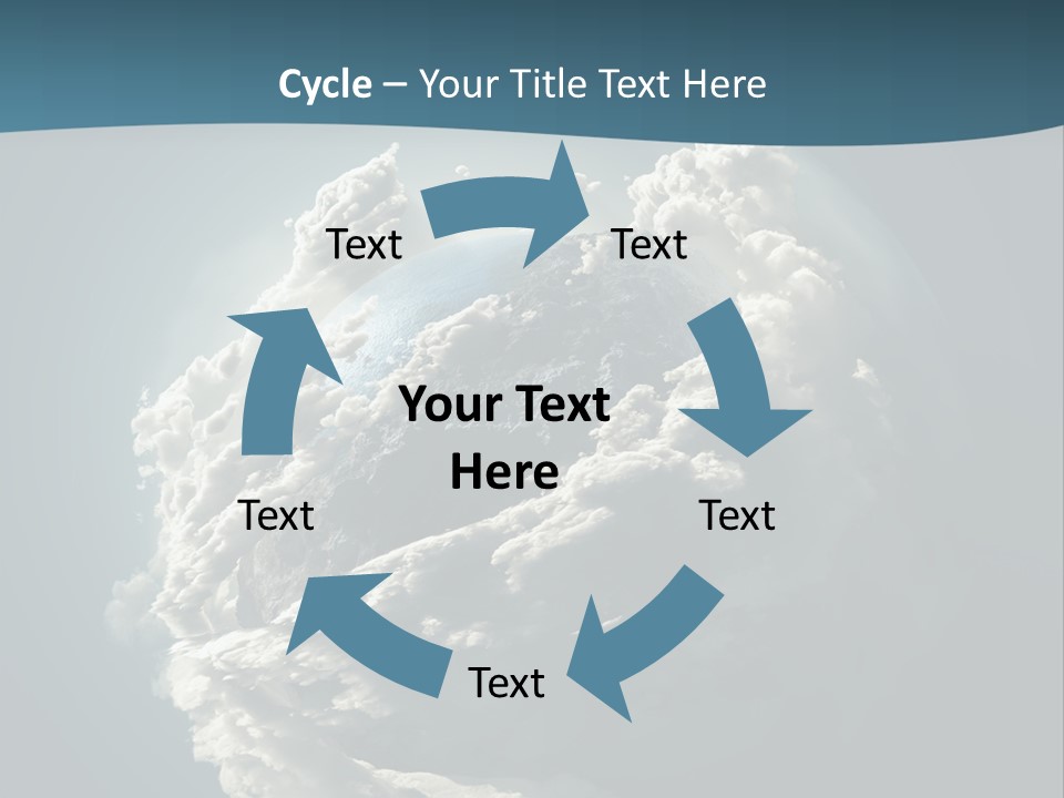 Coastline Atmosphere Clean PowerPoint Template