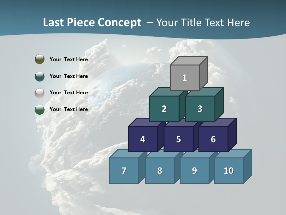Coastline Atmosphere Clean PowerPoint Template