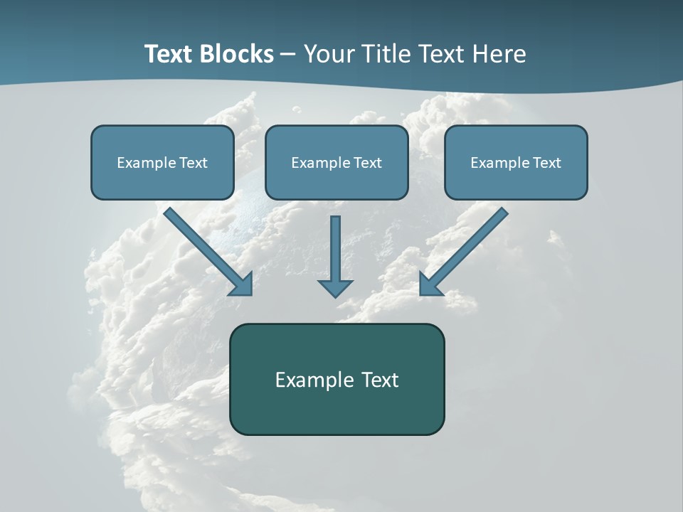 Coastline Atmosphere Clean PowerPoint Template