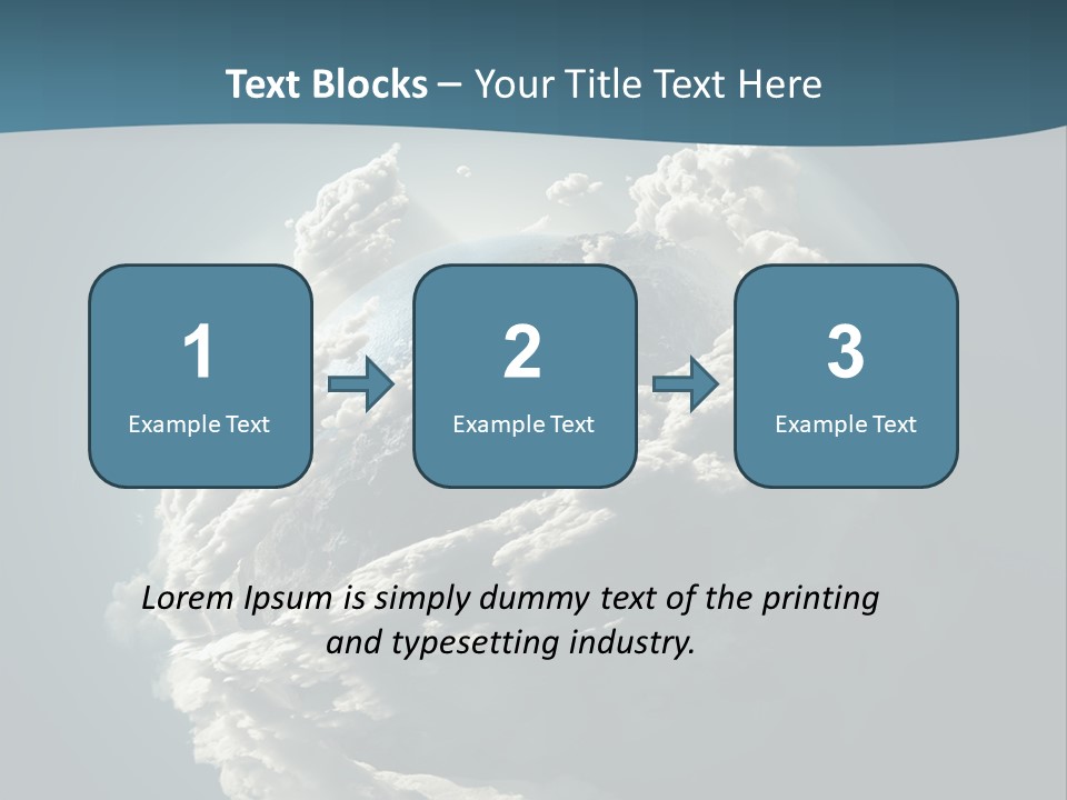 Coastline Atmosphere Clean PowerPoint Template