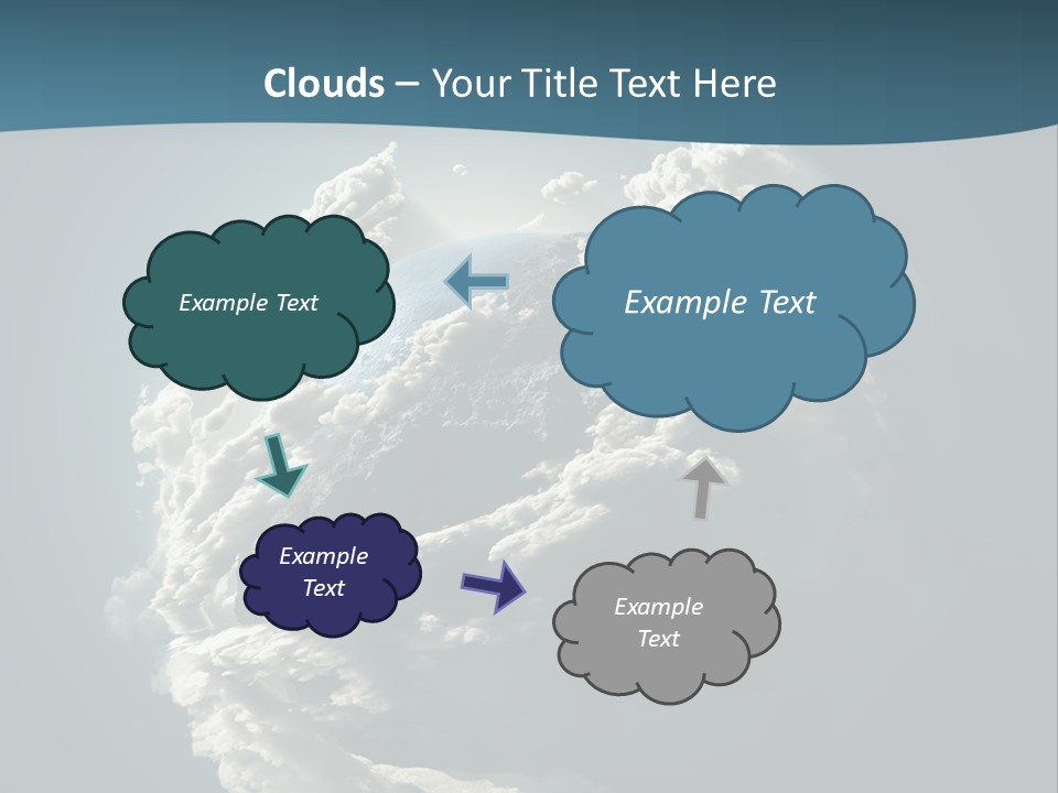 Coastline Atmosphere Clean PowerPoint Template
