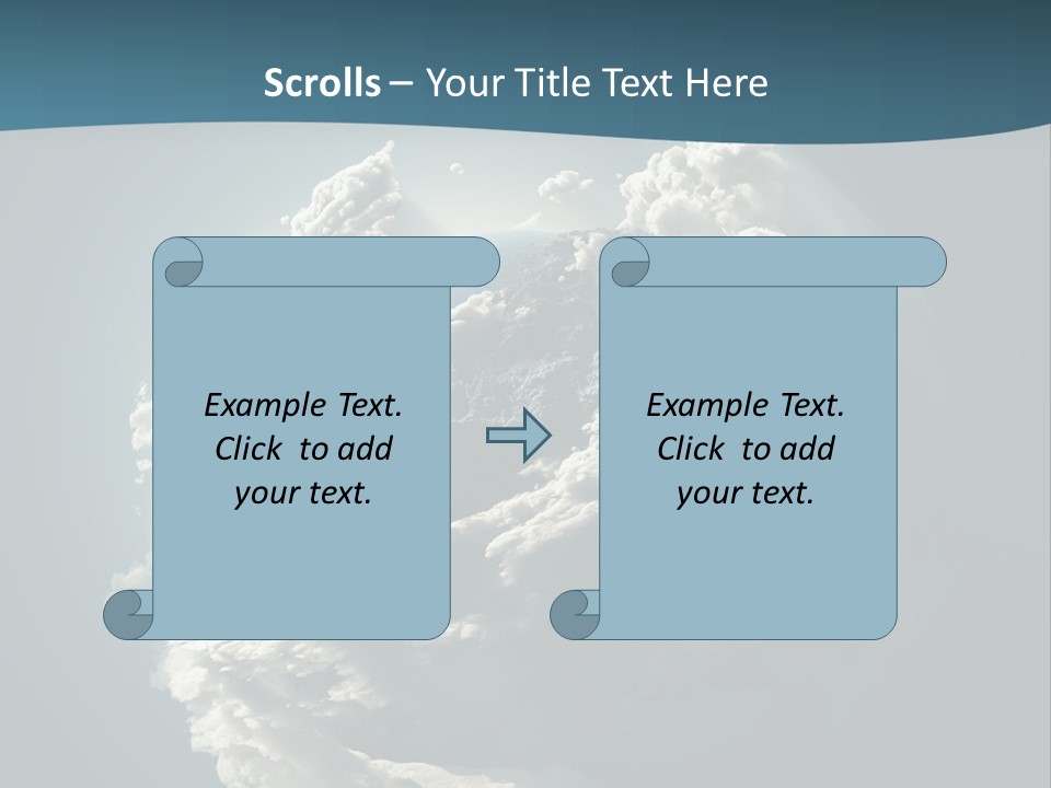Coastline Atmosphere Clean PowerPoint Template