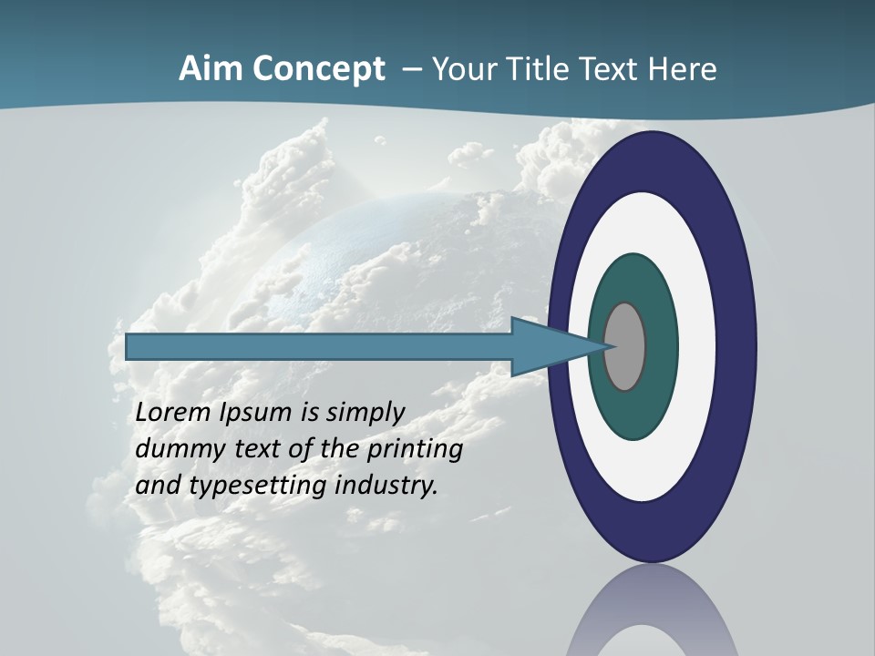 Coastline Atmosphere Clean PowerPoint Template
