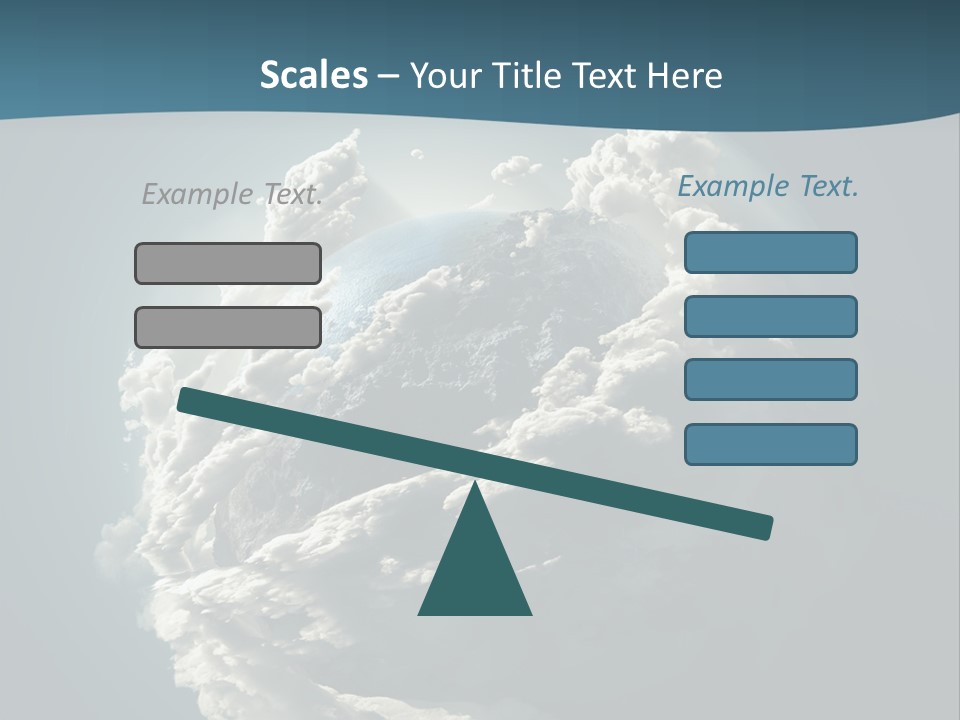 Coastline Atmosphere Clean PowerPoint Template