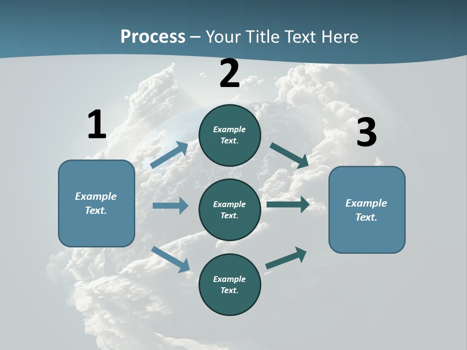 Coastline Atmosphere Clean PowerPoint Template