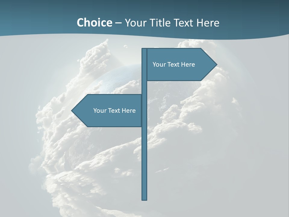 Coastline Atmosphere Clean PowerPoint Template