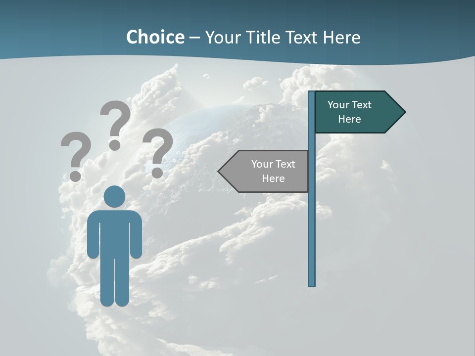Coastline Atmosphere Clean PowerPoint Template
