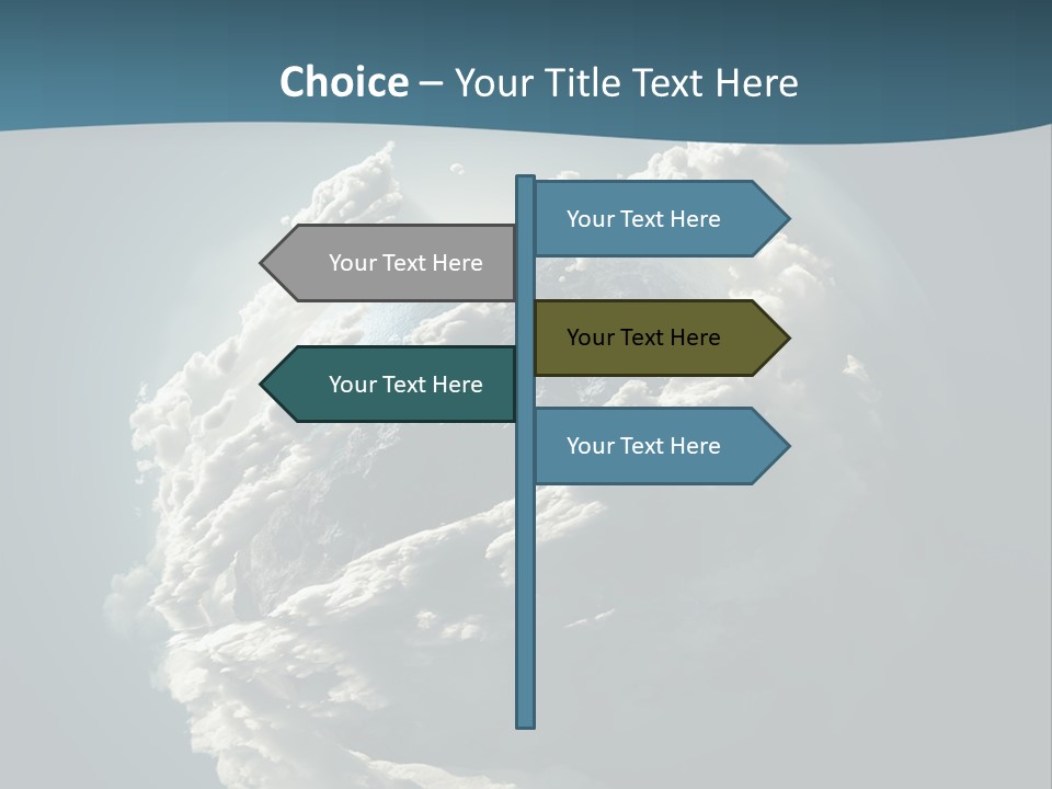 Coastline Atmosphere Clean PowerPoint Template