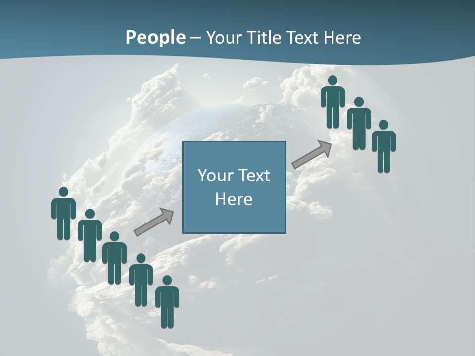 Coastline Atmosphere Clean PowerPoint Template