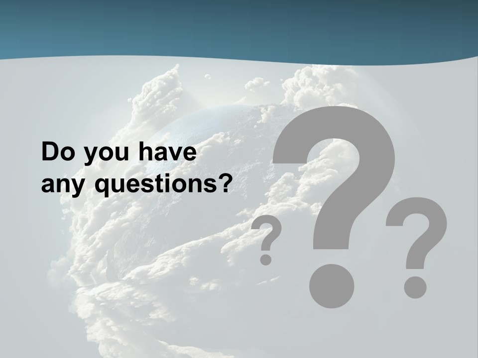 Coastline Atmosphere Clean PowerPoint Template