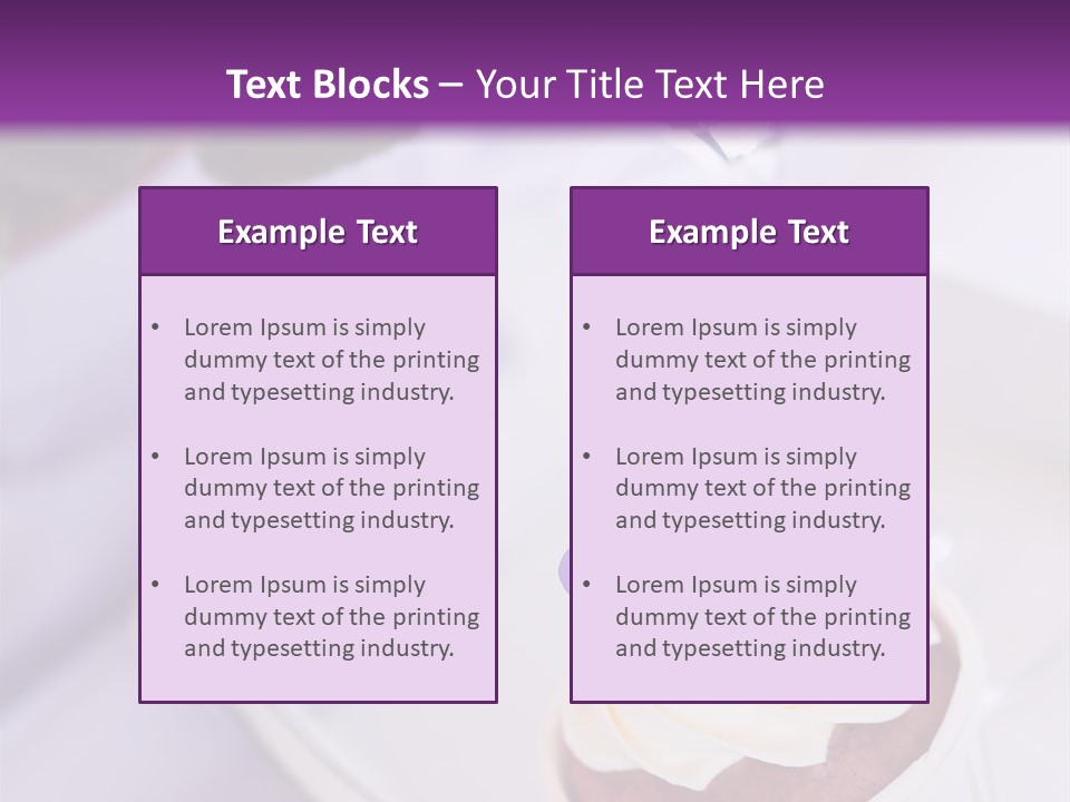 Alcohol One Pastry PowerPoint Template