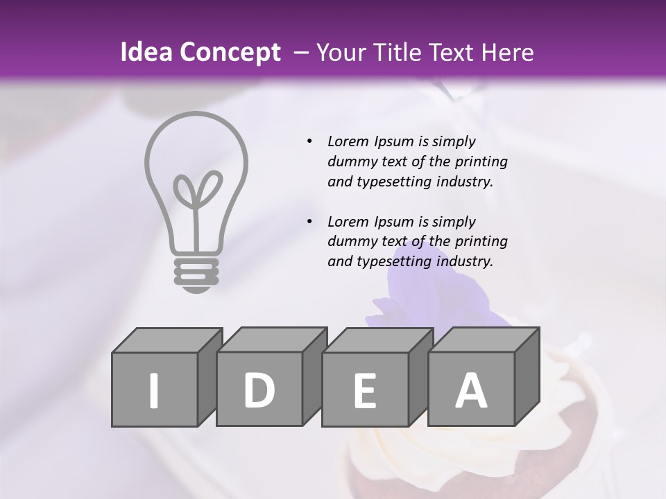 Alcohol One Pastry PowerPoint Template