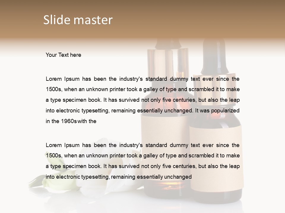 Herbal Glass Treatment PowerPoint Template