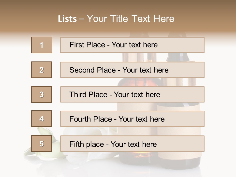 Herbal Glass Treatment PowerPoint Template