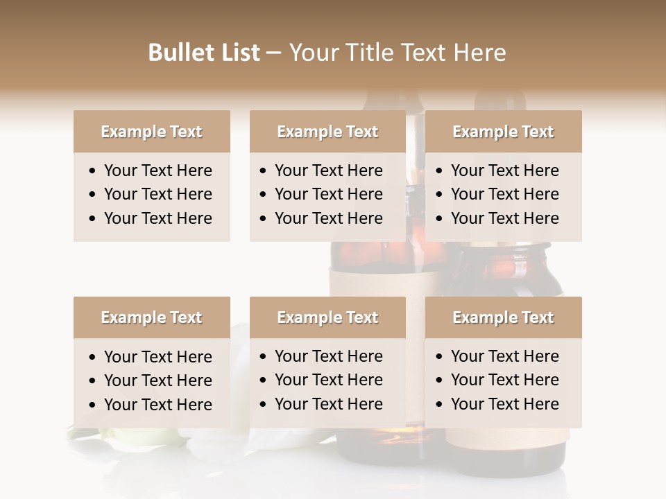 Herbal Glass Treatment PowerPoint Template