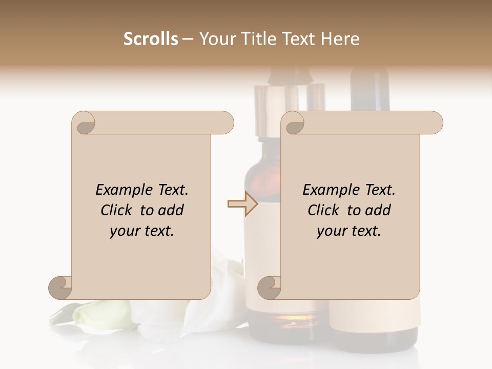 Herbal Glass Treatment PowerPoint Template