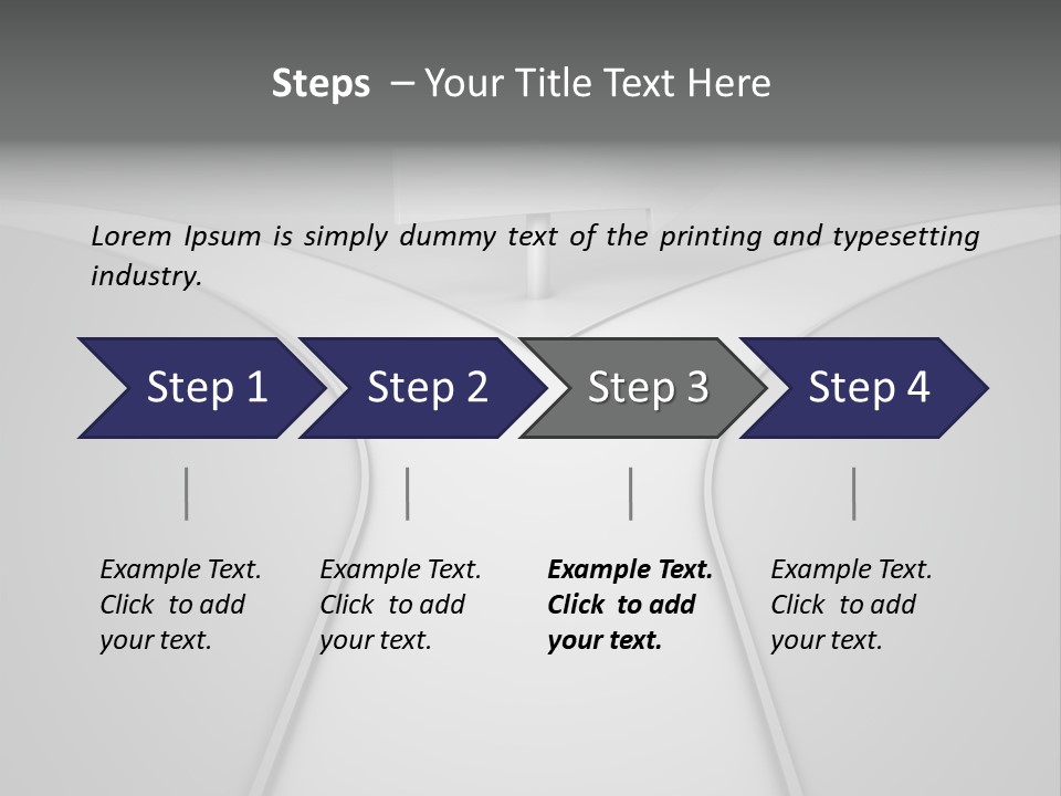 Pointer Concept Change PowerPoint Template