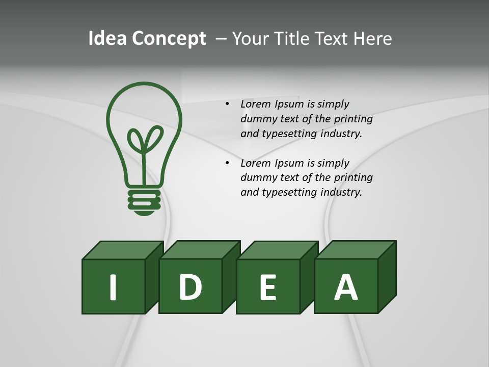 Pointer Concept Change PowerPoint Template