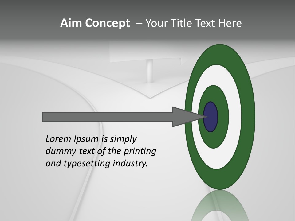 Pointer Concept Change PowerPoint Template