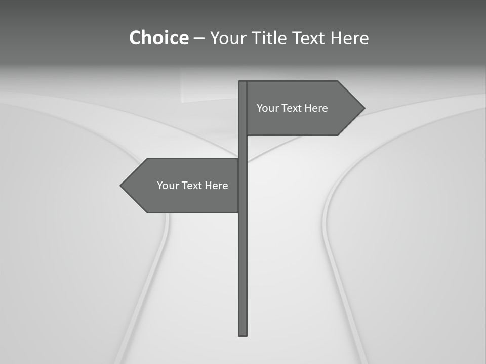 Pointer Concept Change PowerPoint Template