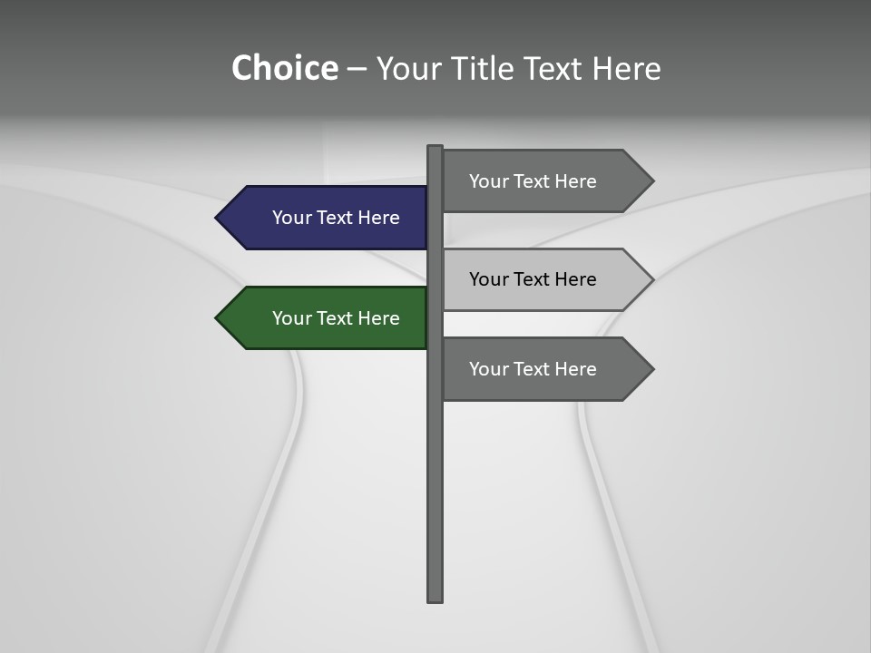Pointer Concept Change PowerPoint Template
