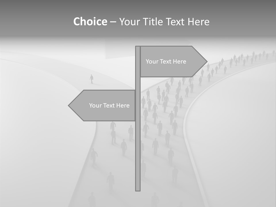 Sign Strategic Blank PowerPoint Template