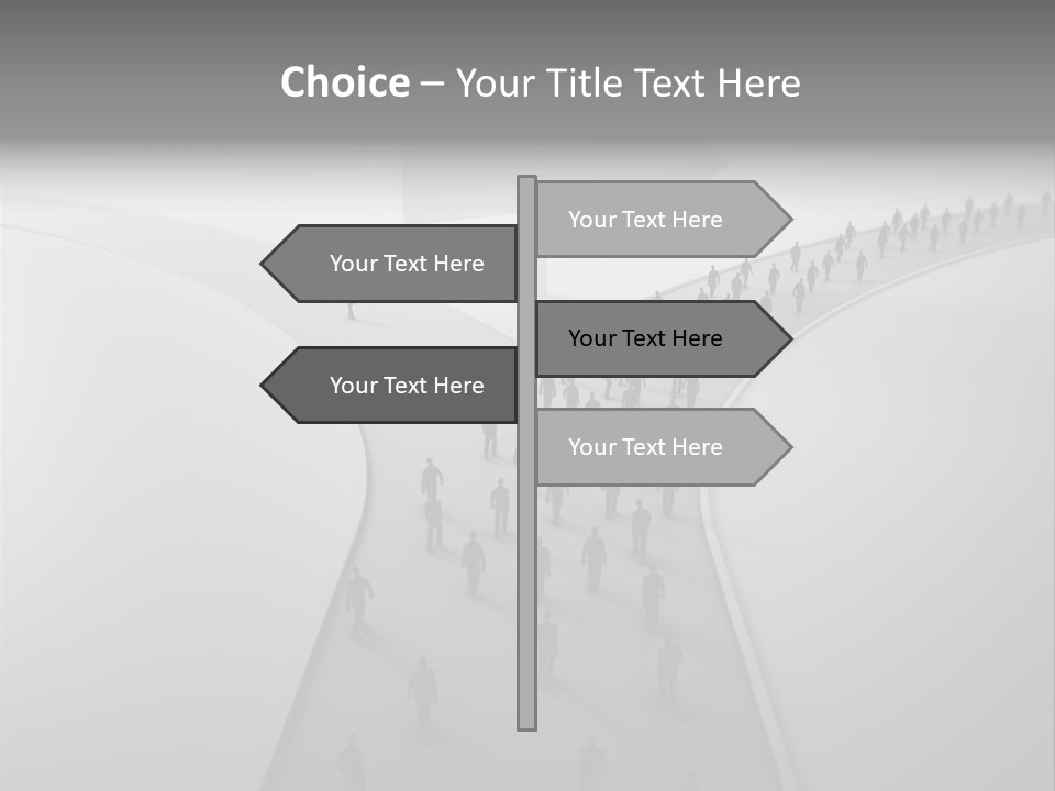 Sign Strategic Blank PowerPoint Template