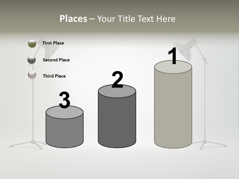 Photographing Cable Umbrella PowerPoint Template