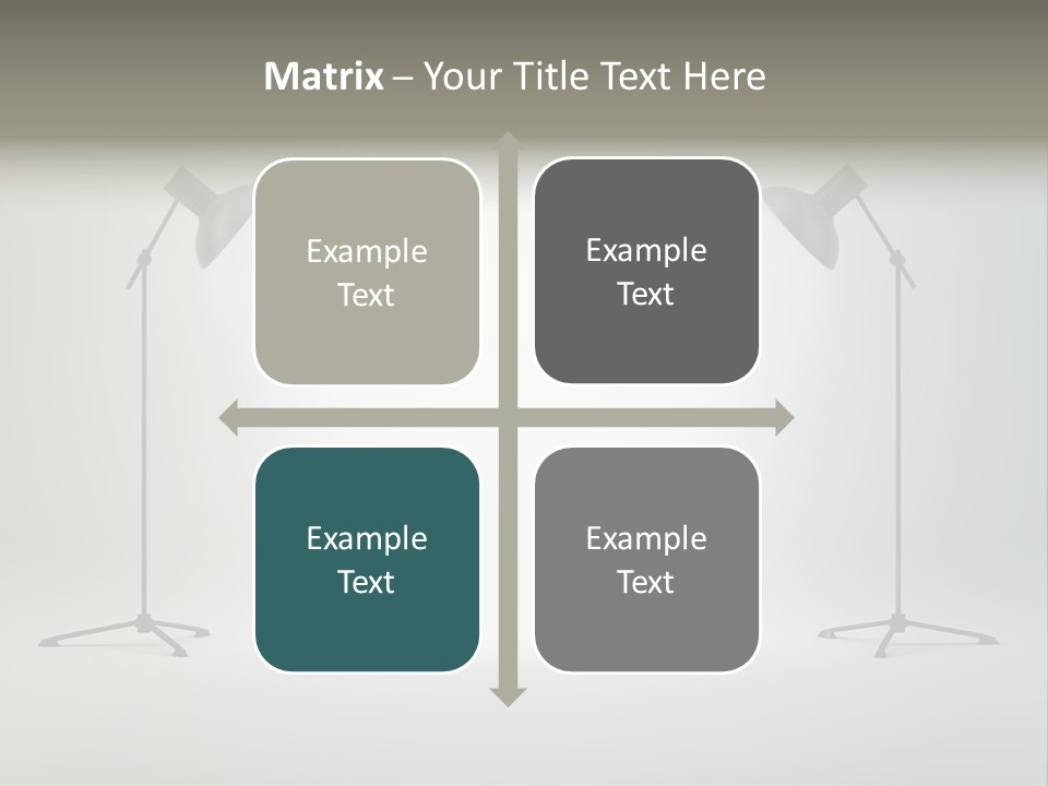 Photographing Cable Umbrella PowerPoint Template