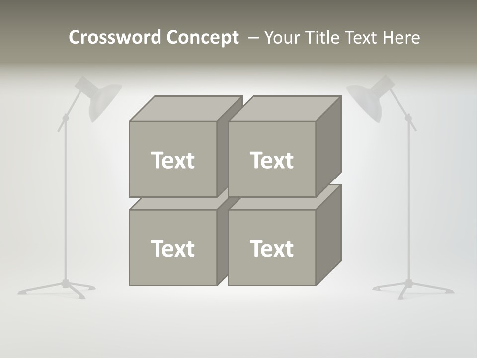 Photographing Cable Umbrella PowerPoint Template