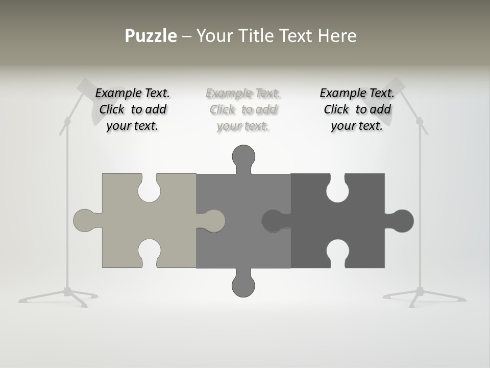 Photographing Cable Umbrella PowerPoint Template