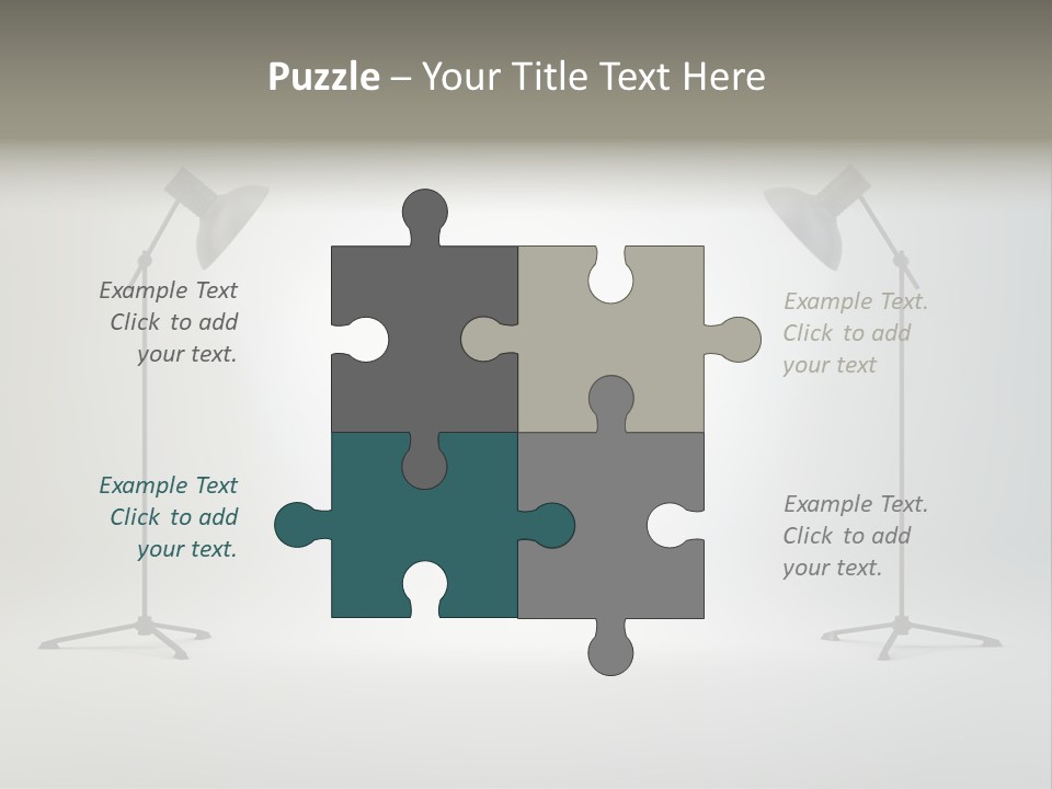 Photographing Cable Umbrella PowerPoint Template