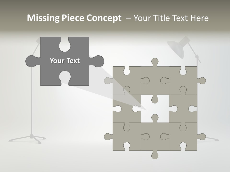 Photographing Cable Umbrella PowerPoint Template