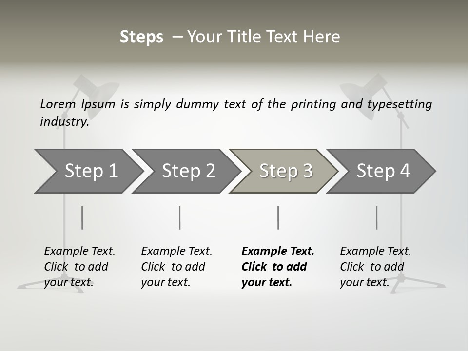 Photographing Cable Umbrella PowerPoint Template