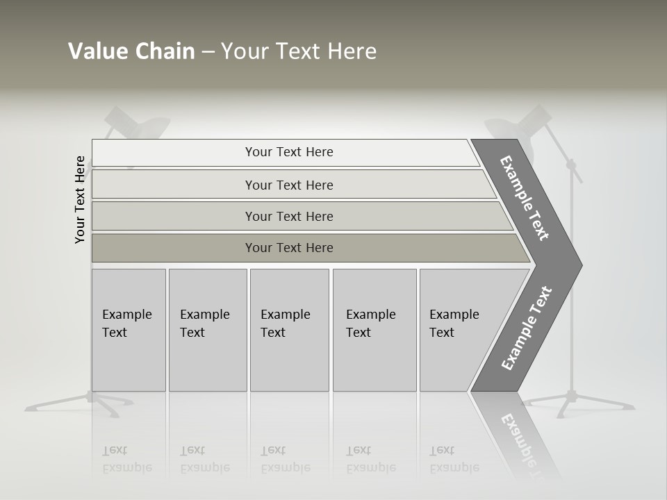 Photographing Cable Umbrella PowerPoint Template