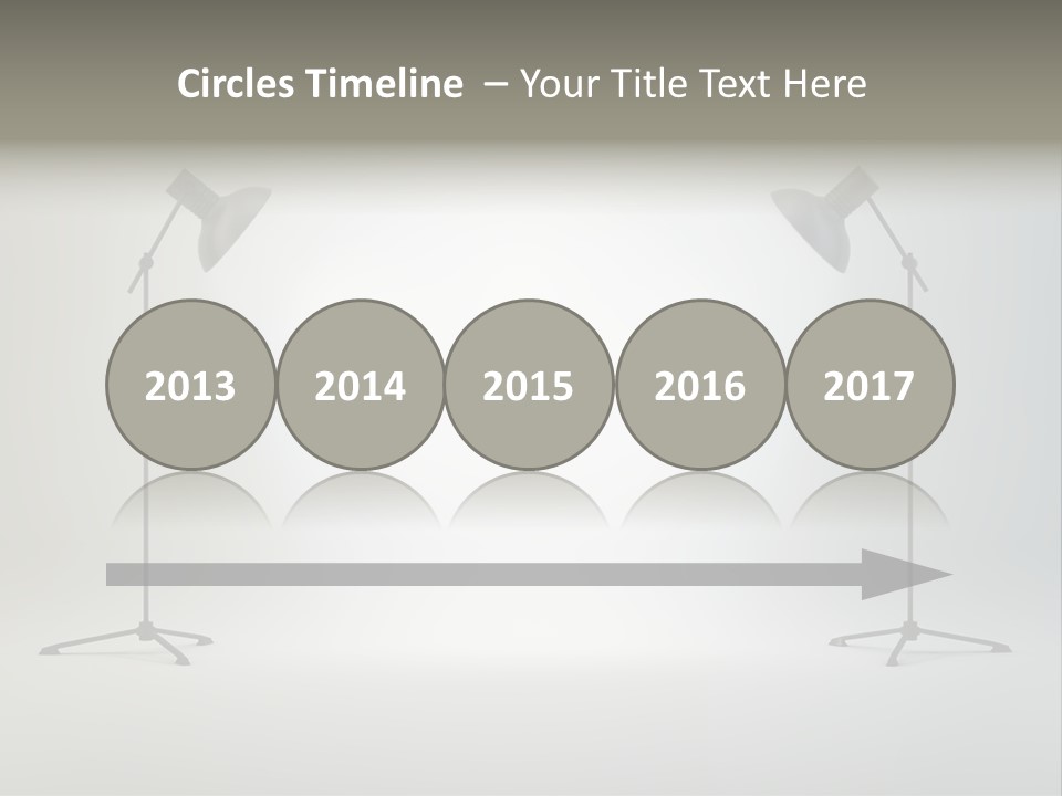 Photographing Cable Umbrella PowerPoint Template