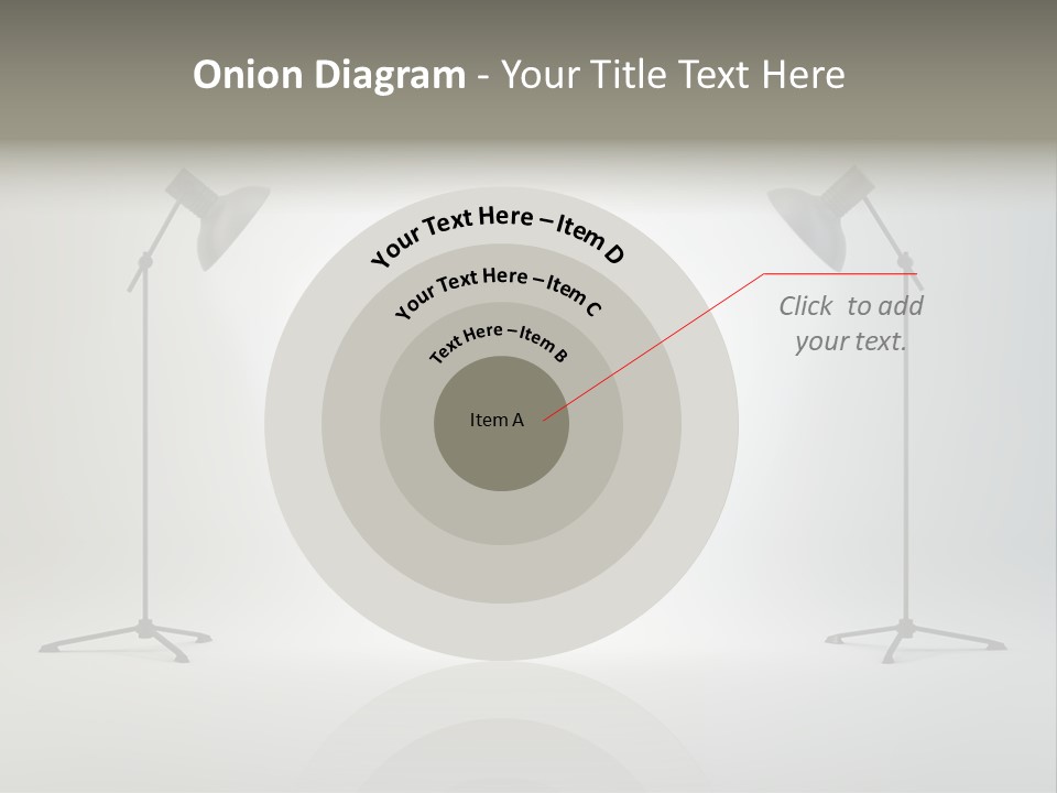 Photographing Cable Umbrella PowerPoint Template