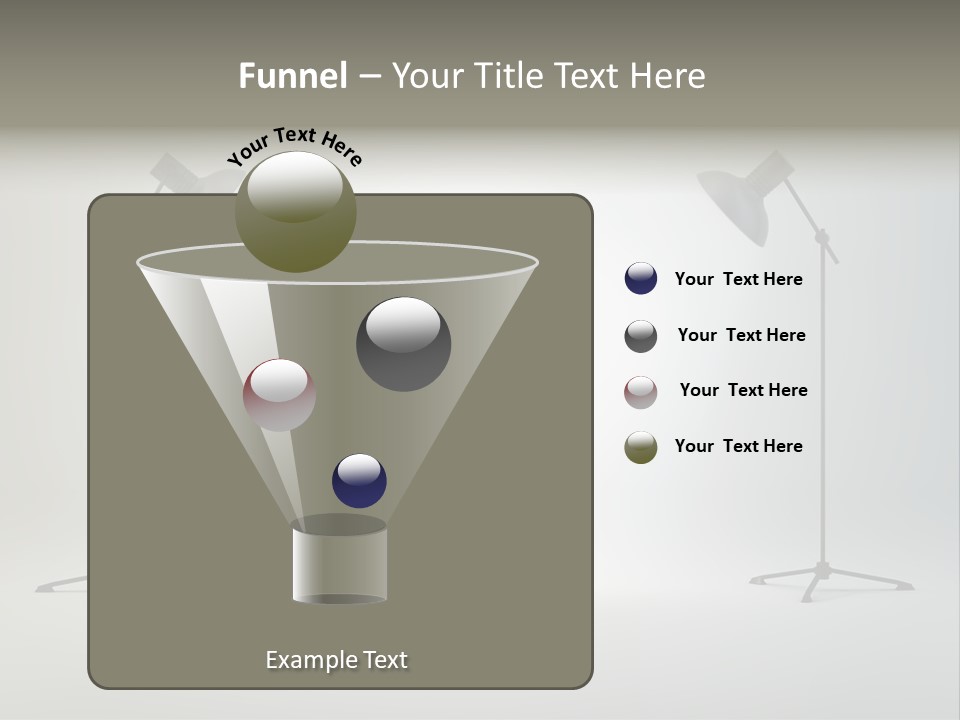 Photographing Cable Umbrella PowerPoint Template