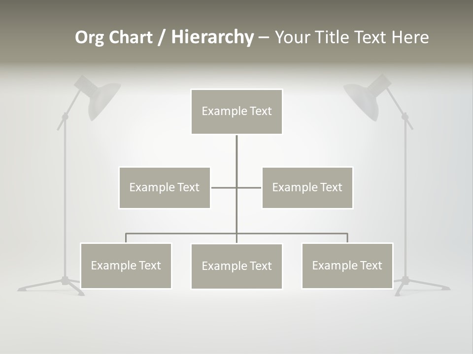 Photographing Cable Umbrella PowerPoint Template
