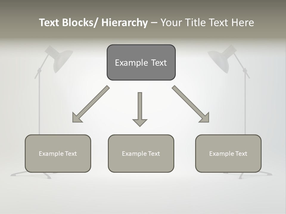 Photographing Cable Umbrella PowerPoint Template