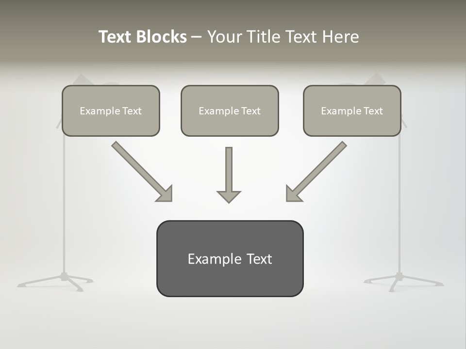 Photographing Cable Umbrella PowerPoint Template